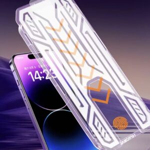 ollig·適用iPhone鋼化膜/防窺/8k超清/藍光 手機無塵艙全屏