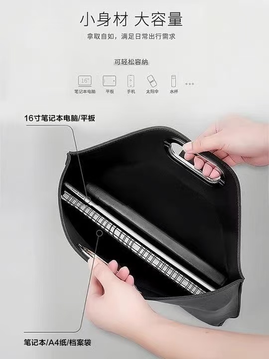 ollig·NAIDUN筆記本電腦包手提16寸MacBookPro/Air保護套女內膽平板 - 图片 5