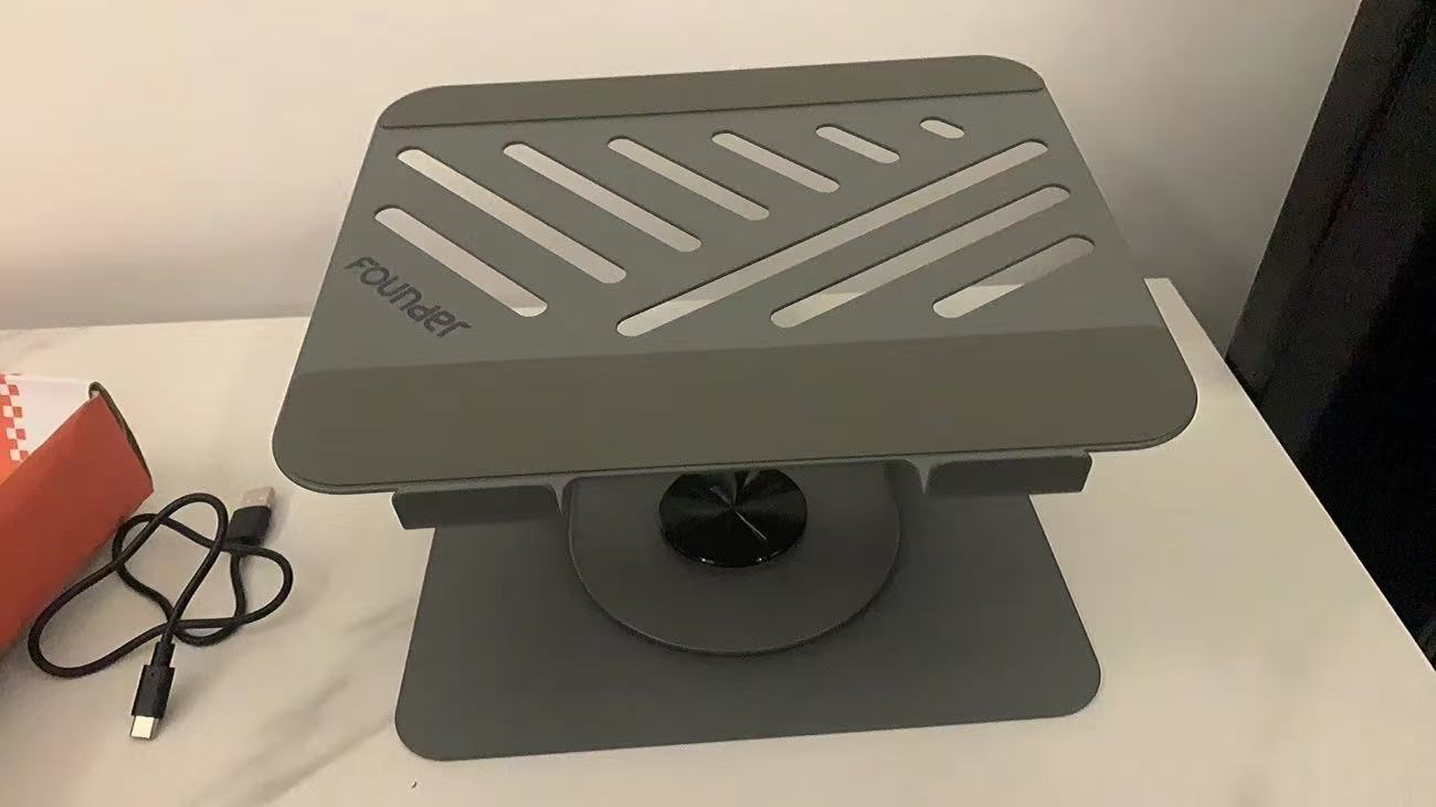 ollig·Z5Max筆記本電腦支架帶拓展塢立式可升降旋轉桌面增高散熱架 - 图片 18