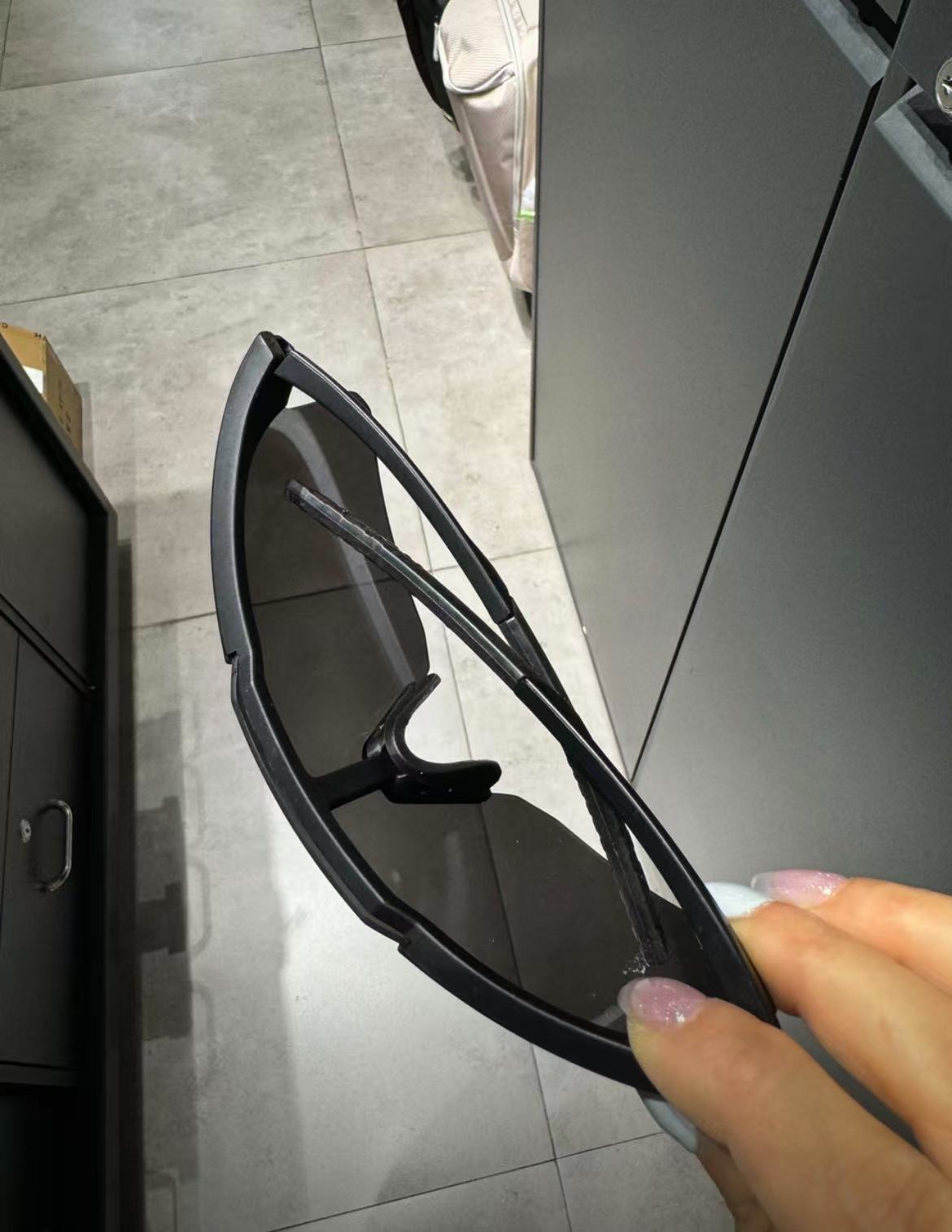 ollig·騎行眼鏡女一體近視鏡戶外運動登山跑步墨鏡防風護目鏡太陽眼睛男 - 图片 18