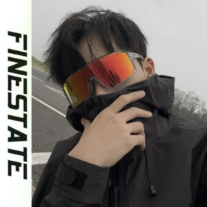 ollig·finestate防風騎行護目鏡墨鏡戶外墨鏡徒步騎車爬山登山風沙日夜