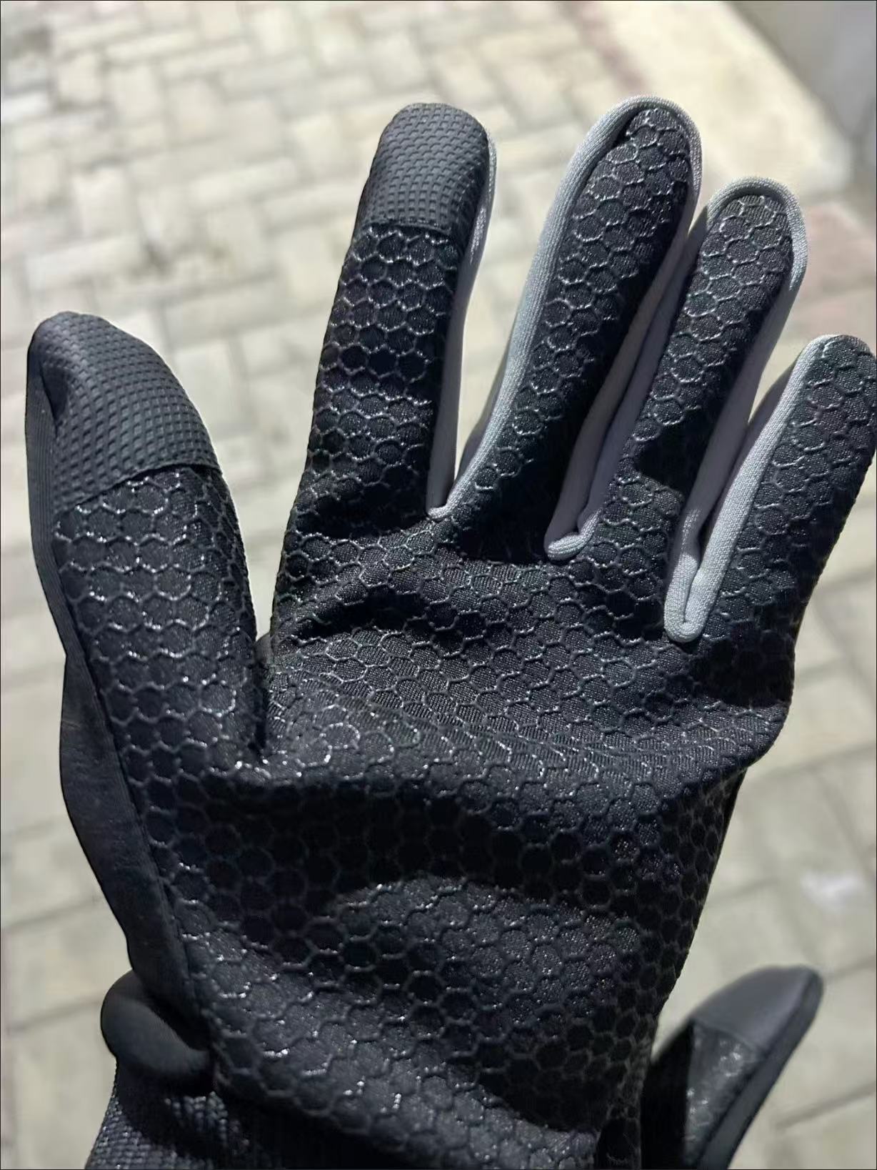 ollig·XTEP加絨加厚保暖手套秋冬男款騎行手套觸屏防寒防風男士防滑騎手 - 图片 19