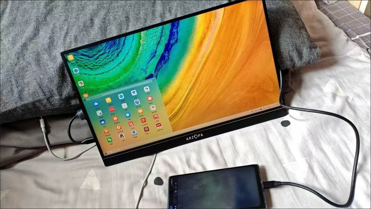 ollig·ARZOPA便攜式顯示器16.1英吋2.5K 165Hz電腦筆記本顯示副屏 - 图片 24