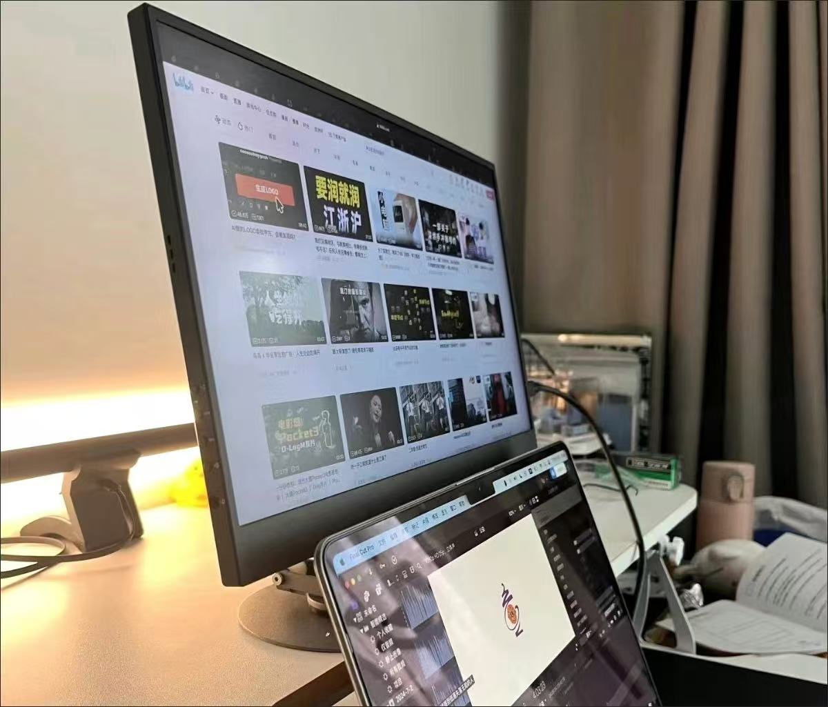 ollig·ARZOPA便攜式顯示器16.1英吋2.5K 165Hz電腦筆記本顯示副屏 - 图片 25