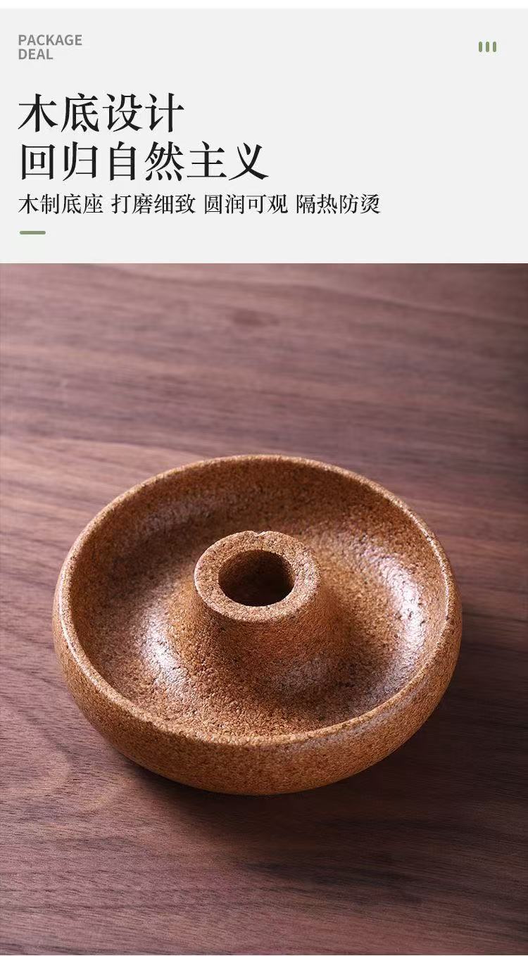 ollig·時來運轉主人杯高顏值水晶玻璃杯抗壓旋轉杯不倒杯家用品茗杯耐高溫主人杯 - 图片 7