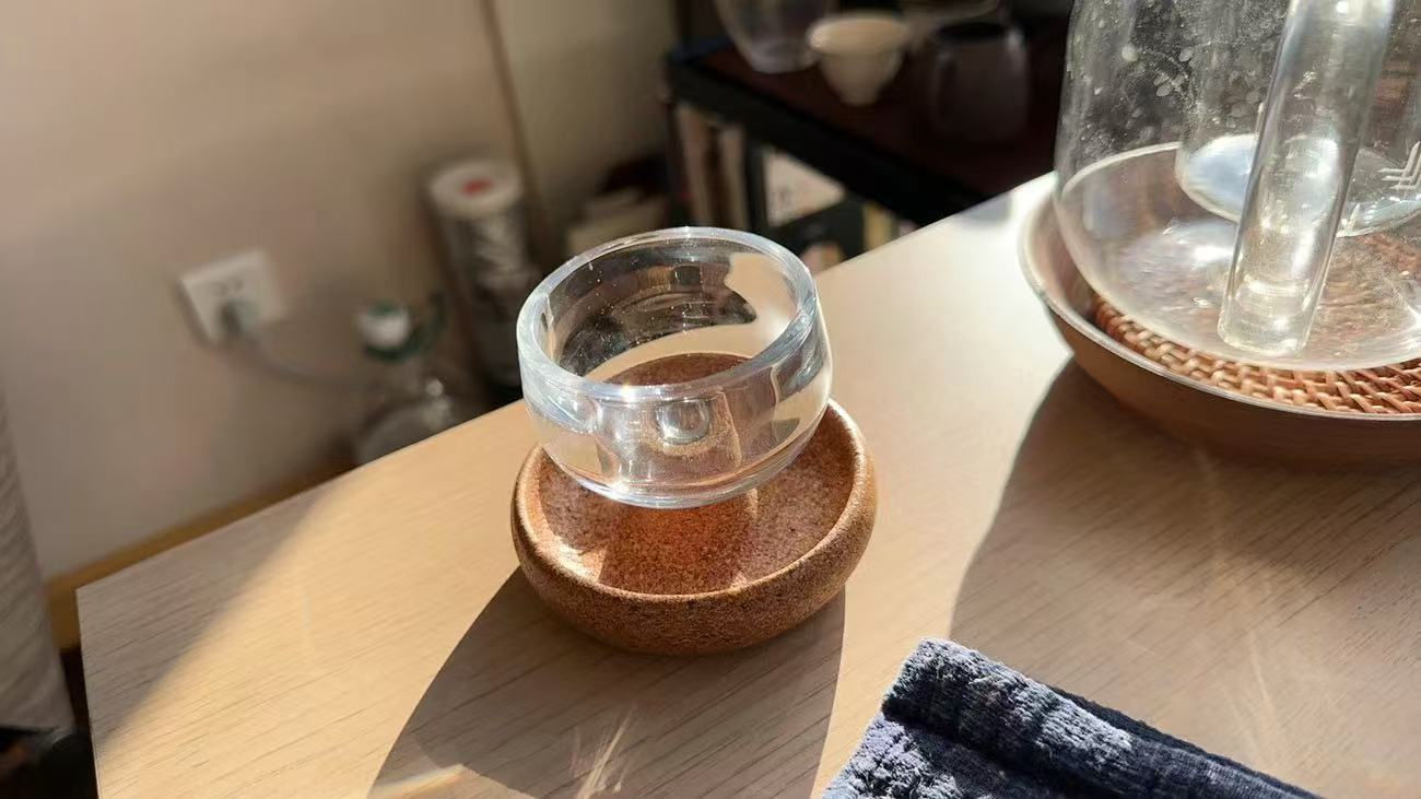 ollig·時來運轉主人杯高顏值水晶玻璃杯抗壓旋轉杯不倒杯家用品茗杯耐高溫主人杯 - 图片 18