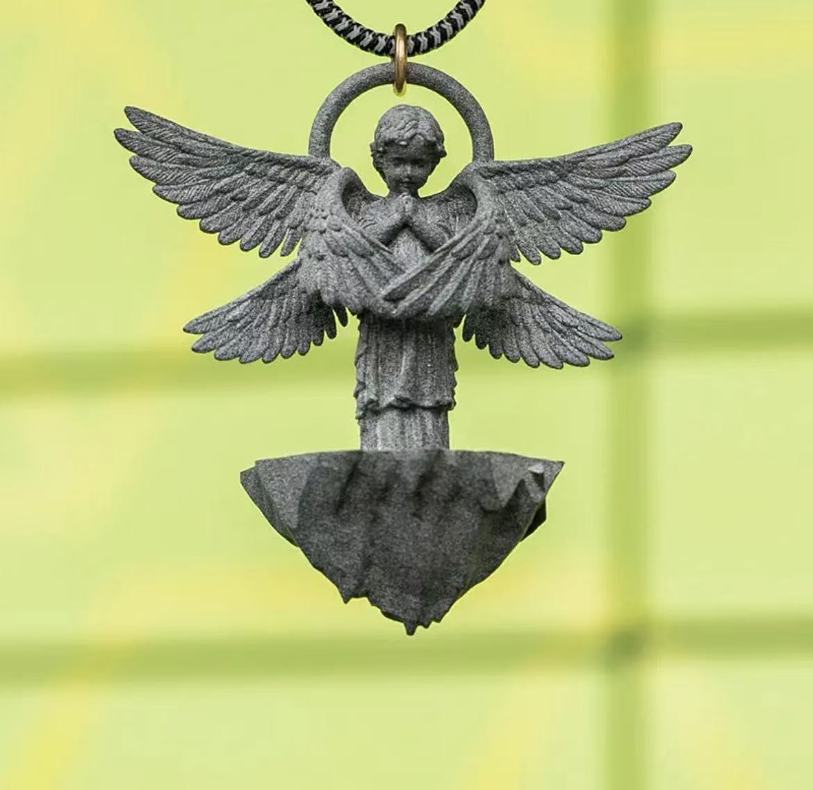 ollig·六翼天使車載香薰香氛個性創意禮物品 高級汽車內飾香水吊墜