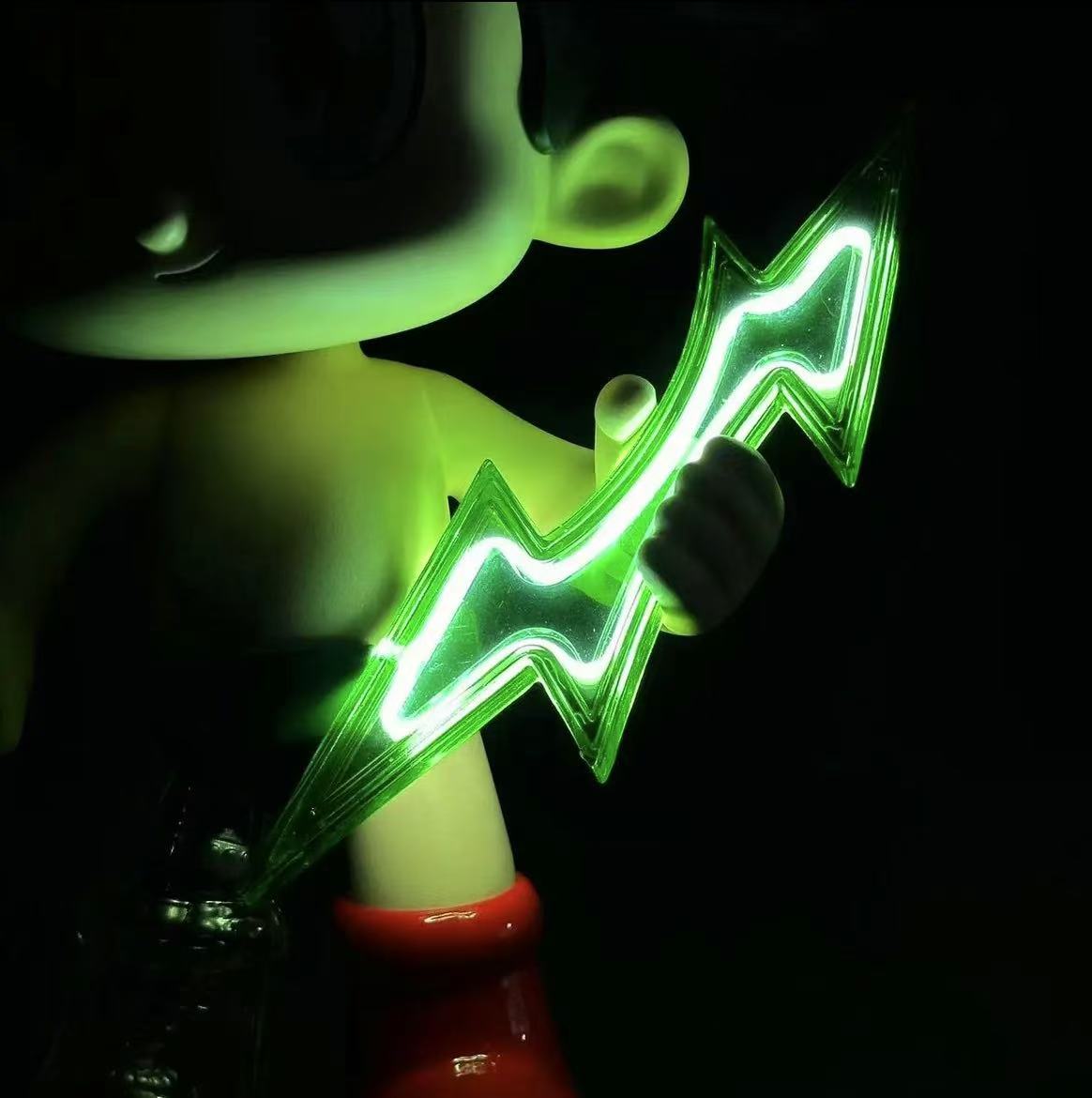 ollig·鐵臂阿童木潮流蒸汽機械朋克風格發光GK樹脂雕像模型手辦桌面擺件 - 图片 6