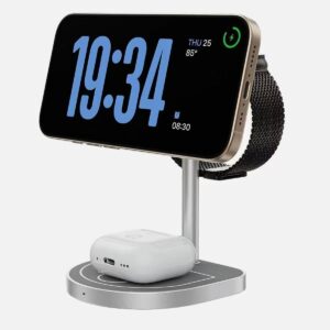 ollig·籃球款三合一磁吸無線充電器適用蘋果