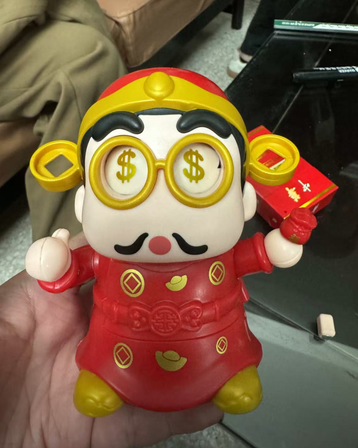 ollig·百寶袋財神爺桌面過年擺件可愛年貨新年禮物新奇玩具 - 图片 21