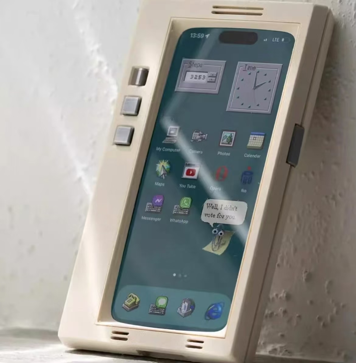 ollig·iPhone 定制復古保護手機殼 3D打印創意擺件通用 - 图片 3