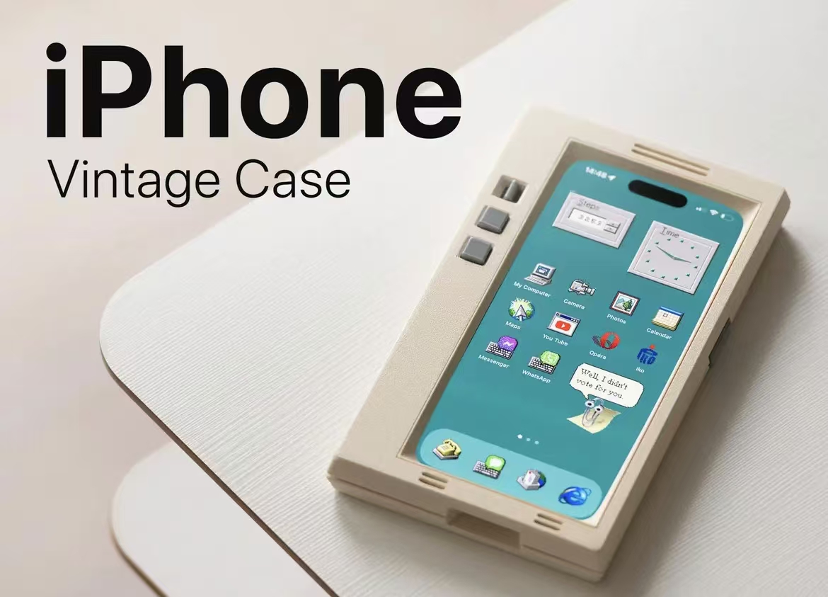 ollig·iPhone 定制復古保護手機殼 3D打印創意擺件通用 - 图片 6