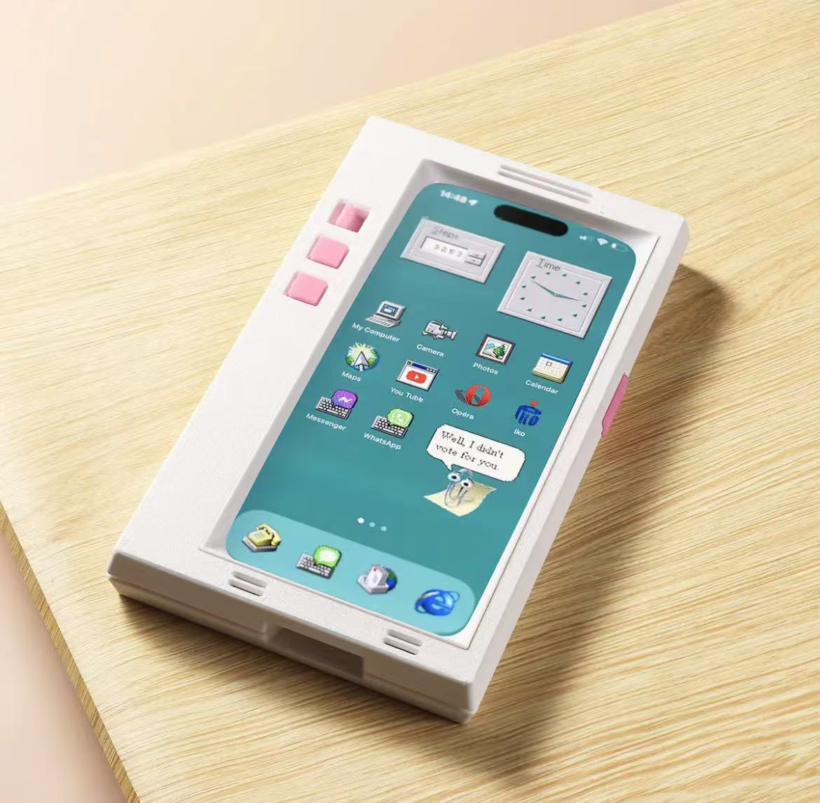 ollig·iPhone 定制復古保護手機殼 3D打印創意擺件通用 - 图片 9