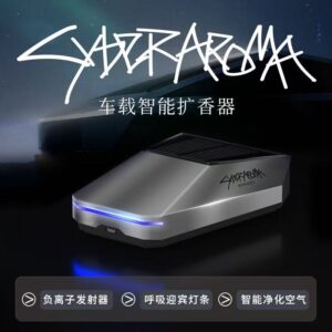 ollig·CYBER AROMA車載香薰高檔特斯拉賽博香薰機汽車裝飾擺件智能負離子香氛