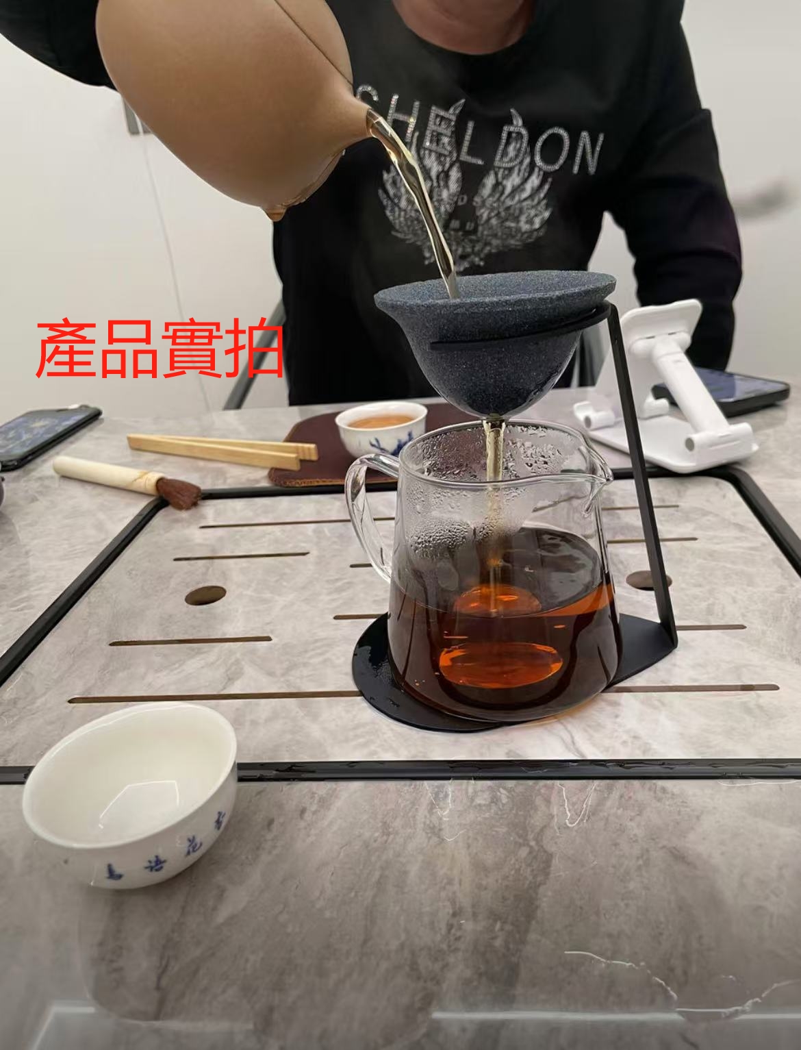 ollig·泡茶神器無孔茶漏茶濾公道杯過濾網茶葉過濾器泡茶器茶水分離茶具 - 图片 13