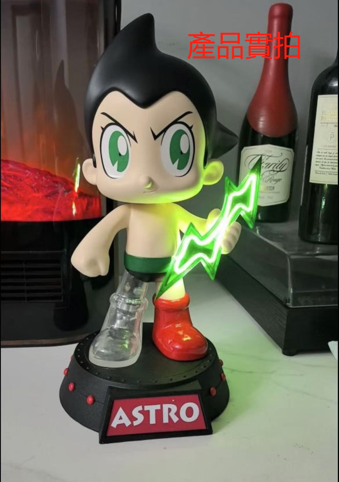 ollig·鐵臂阿童木潮流蒸汽機械朋克風格發光GK樹脂雕像模型手辦桌面擺件 - 图片 10