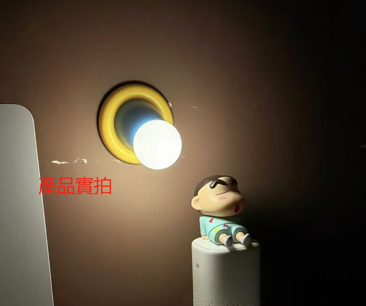 ollig·藍胖子伸出圓手小夜燈生日禮物氛圍臥室磁吸小擺件可愛睡眠伴睡燈 - 图片 13