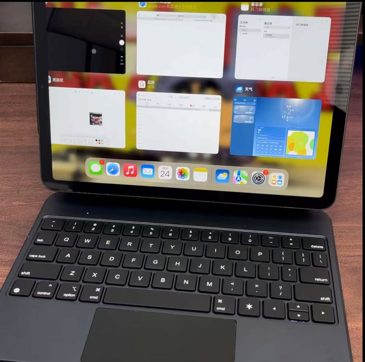 ollig·ipad妙控鍵盤觸點磁吸懸浮支架無需充電平板無線藍牙保護套 - 图片 23