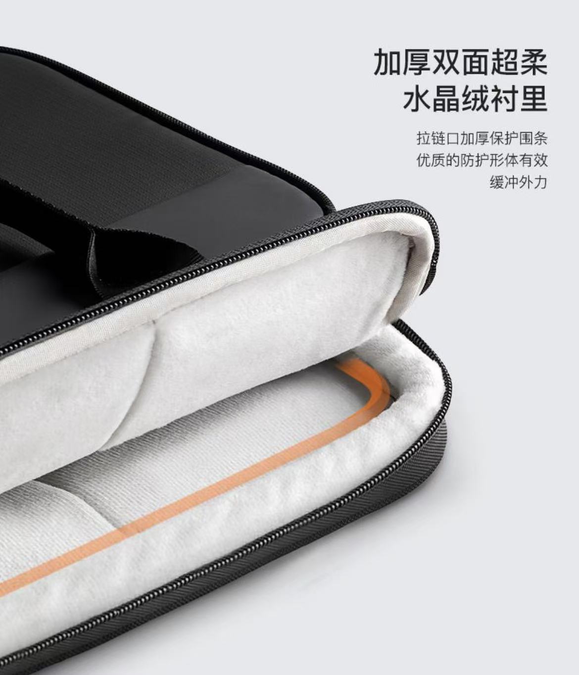 ollig·inateck電腦包筆記本包商務公文包單肩手提大容量蘋果 - 图片 12