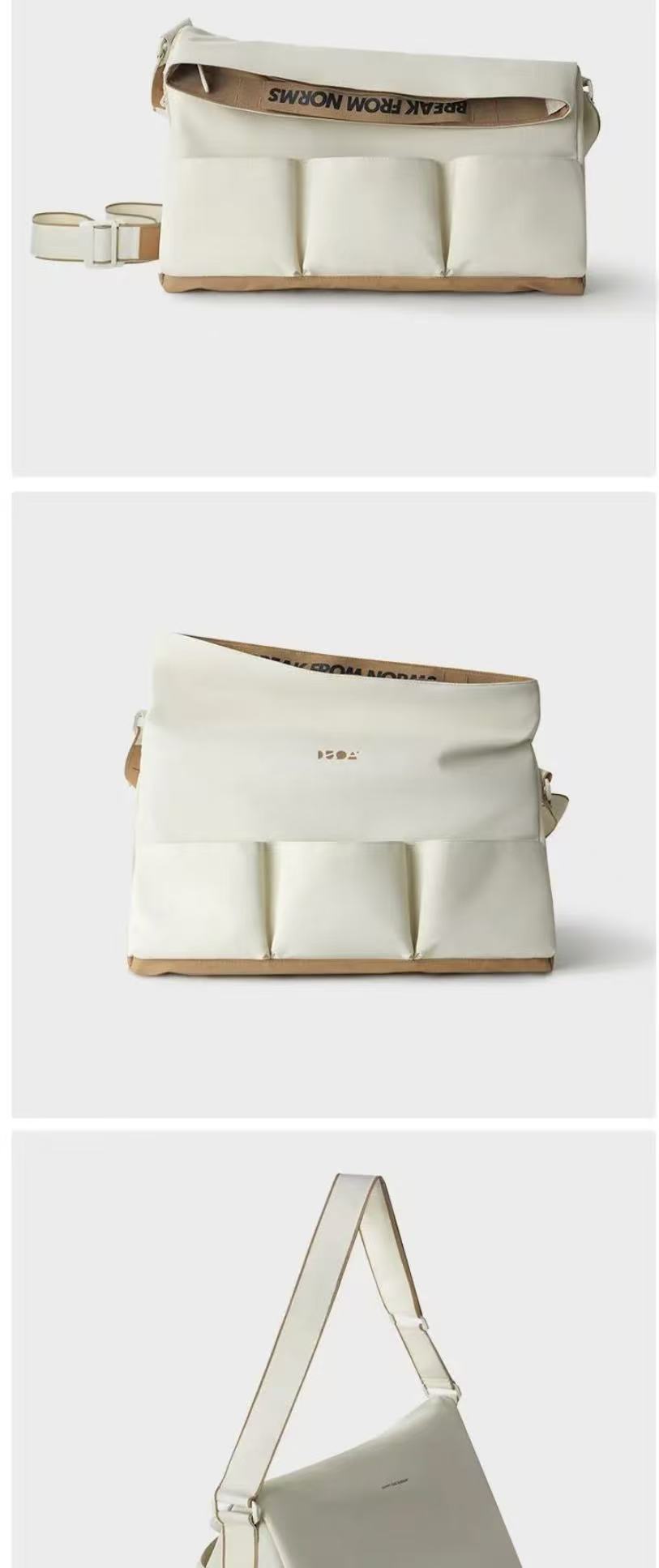 ollig·LWJE旅行包男女手提大容量運動包健身包幹濕分離鞋倉旅行 - 图片 4