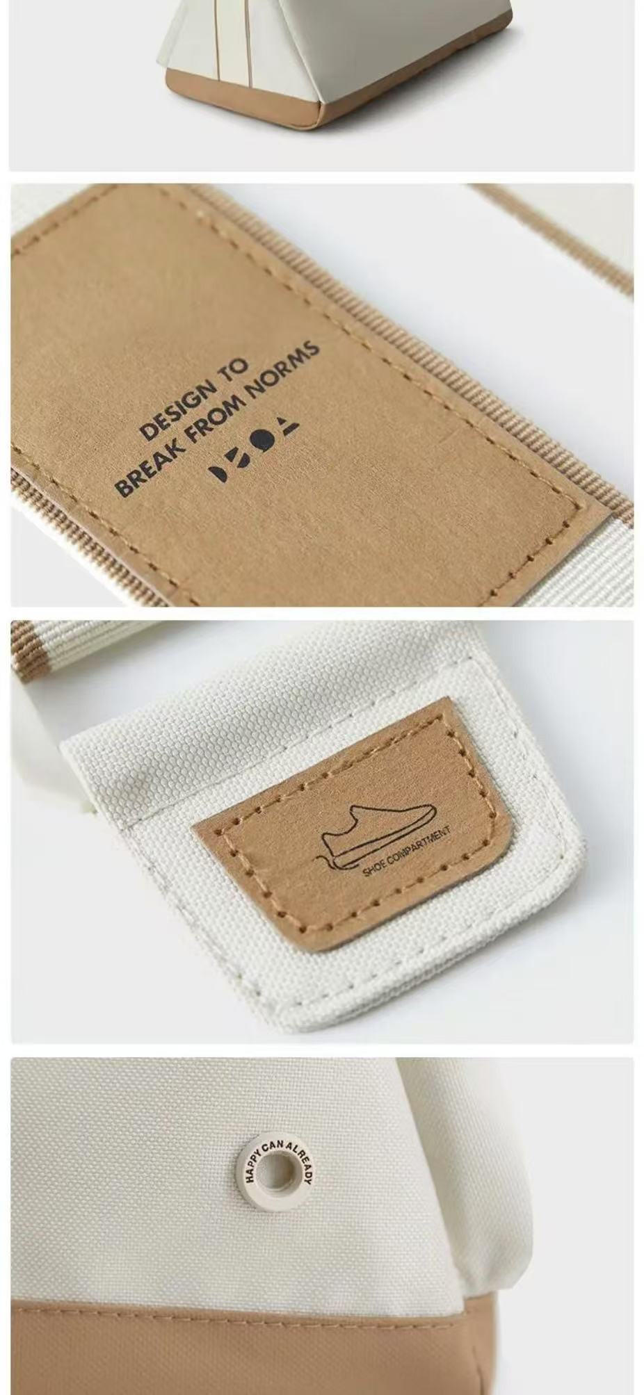 ollig·LWJE旅行包男女手提大容量運動包健身包幹濕分離鞋倉旅行 - 图片 9