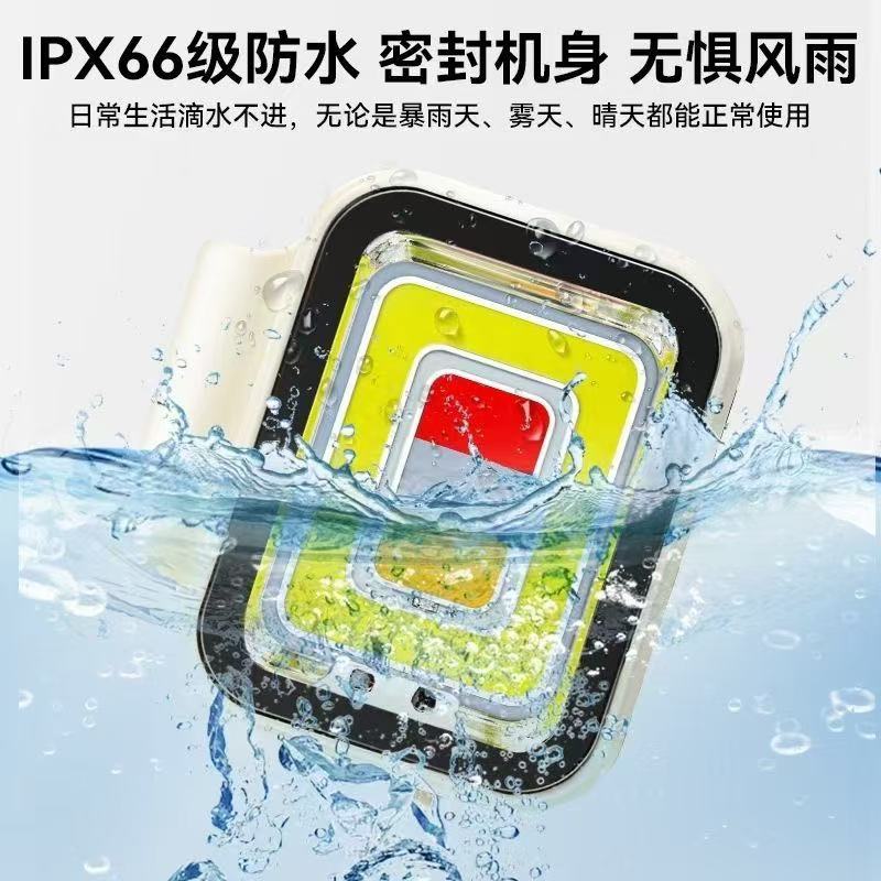 ollig·超亮戶外便攜磁吸燈高亮度感應泛光運動登山露營頭戴應急手電 - 图片 6