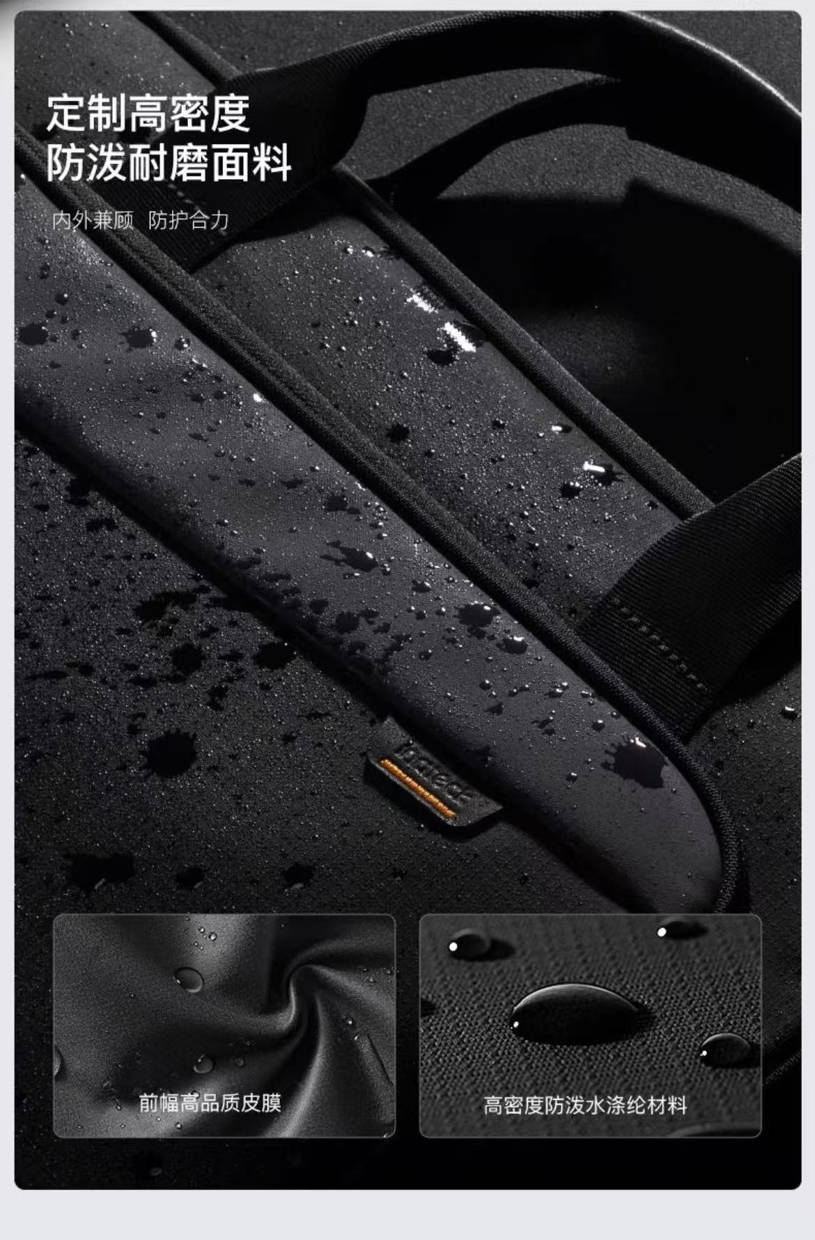 ollig·inateck電腦包筆記本包商務公文包單肩手提大容量蘋果 - 图片 11