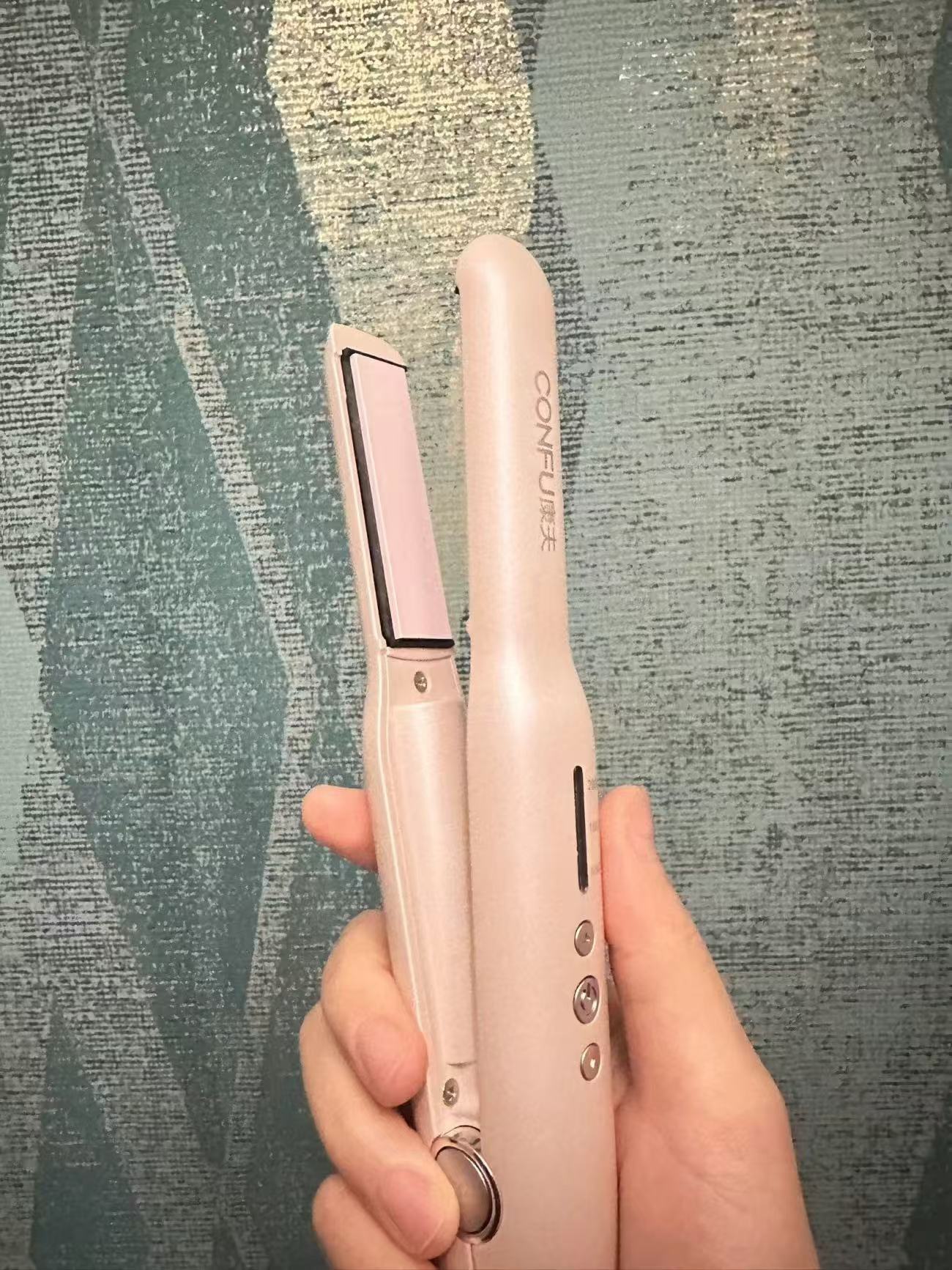 ollig·CONFU無線夾板直卷兩用捲髮棒迷你直發器拉直板夾護髮便攜 - 图片 18