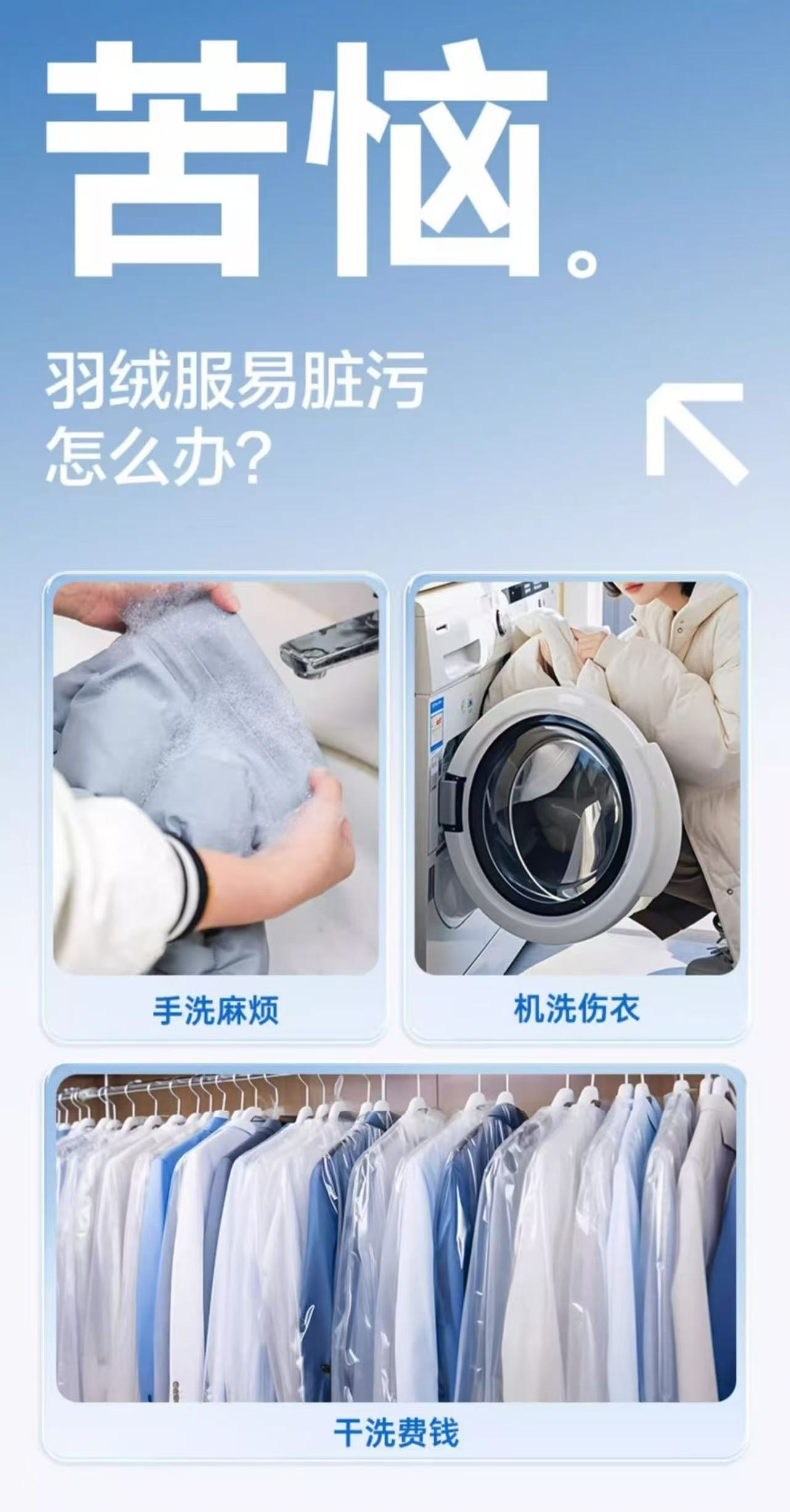 ollig&Dafi羽絨服清潔濕巾免洗去污強力清潔衣服專用乾洗濕紙巾便攜家用 - 图片 10