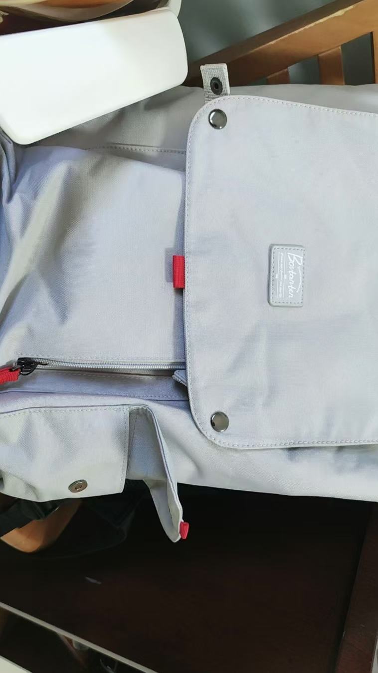 ollig·Bostanten雙肩包男電腦包帆布高級感書包大學生旅遊大容量旅行背包 - 图片 40