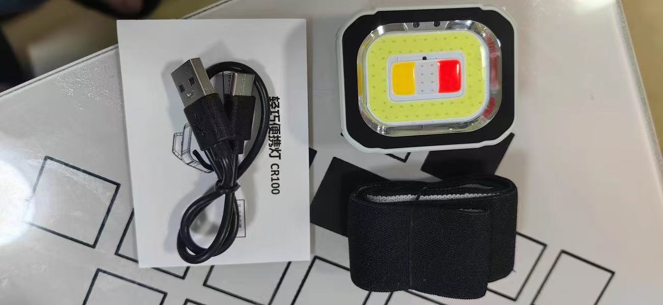 ollig·超亮戶外便攜磁吸燈高亮度感應泛光運動登山露營頭戴應急手電 - 图片 17