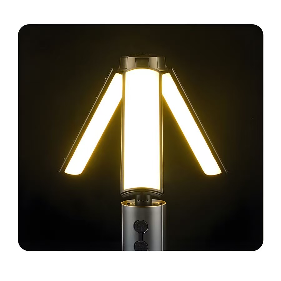 ollig·XIWANGFIRE多功能露營照明燈戶外超亮折疊補光燈營地帳篷露營燈 - 图片 5