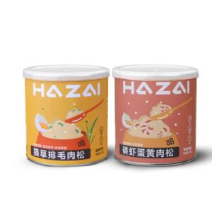 ollig·HAZAI蛋黃雞肉貓草溫和排毛肉鬆貓咪挑食拌飯貓糧伴侶凍乾貓咪零食