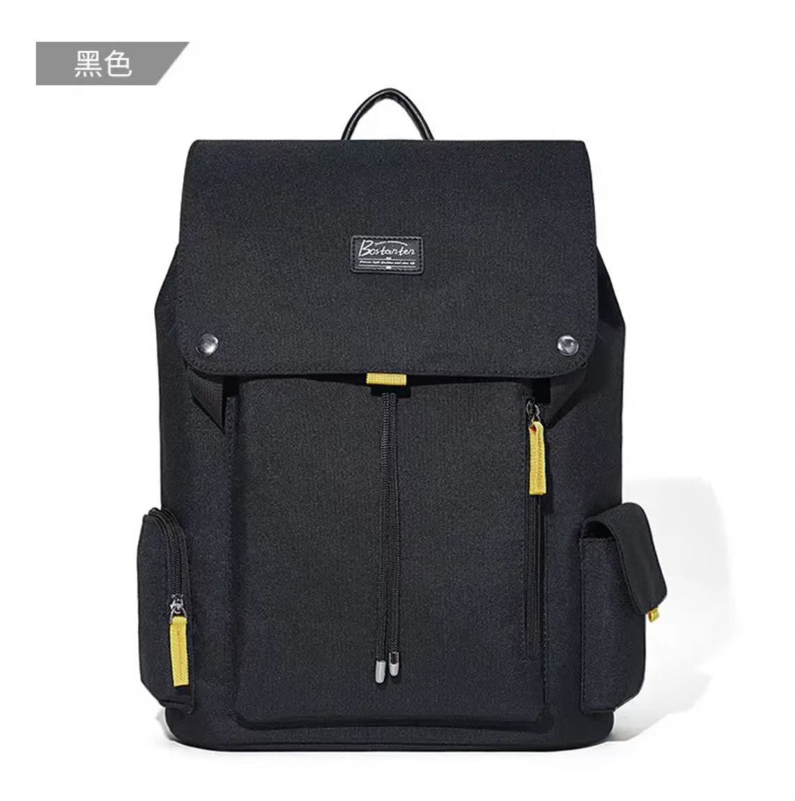 ollig·Bostanten雙肩包男電腦包帆布高級感書包大學生旅遊大容量旅行背包 - 图片 20