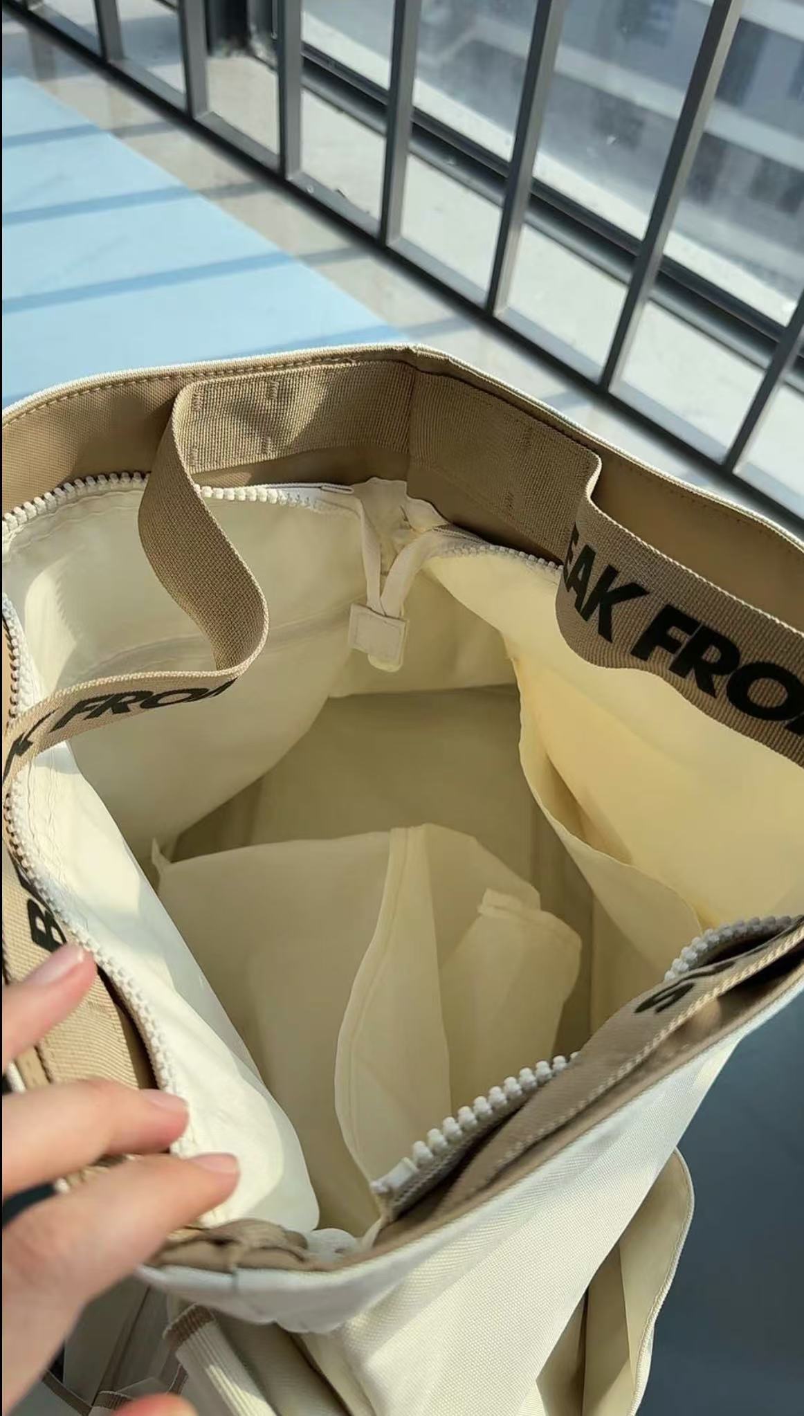 ollig·LWJE旅行包男女手提大容量運動包健身包幹濕分離鞋倉旅行 - 图片 21