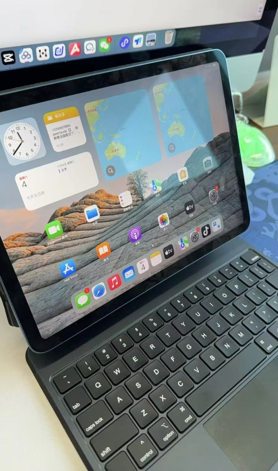 ollig·ipad妙控鍵盤觸點磁吸懸浮支架無需充電平板無線藍牙保護套 - 图片 20