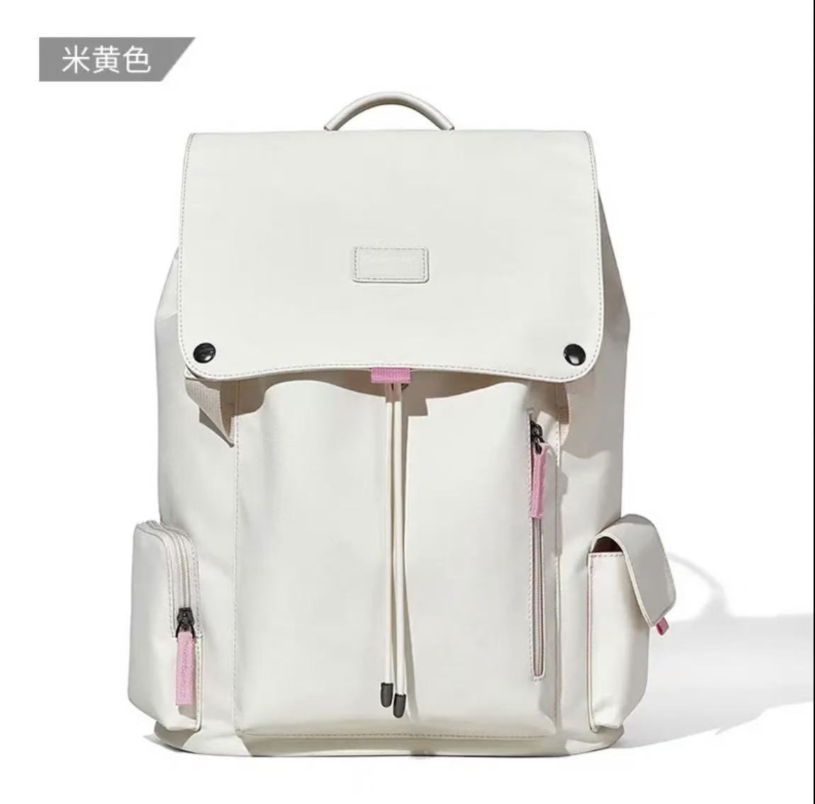 ollig·Bostanten雙肩包男電腦包帆布高級感書包大學生旅遊大容量旅行背包 - 图片 21