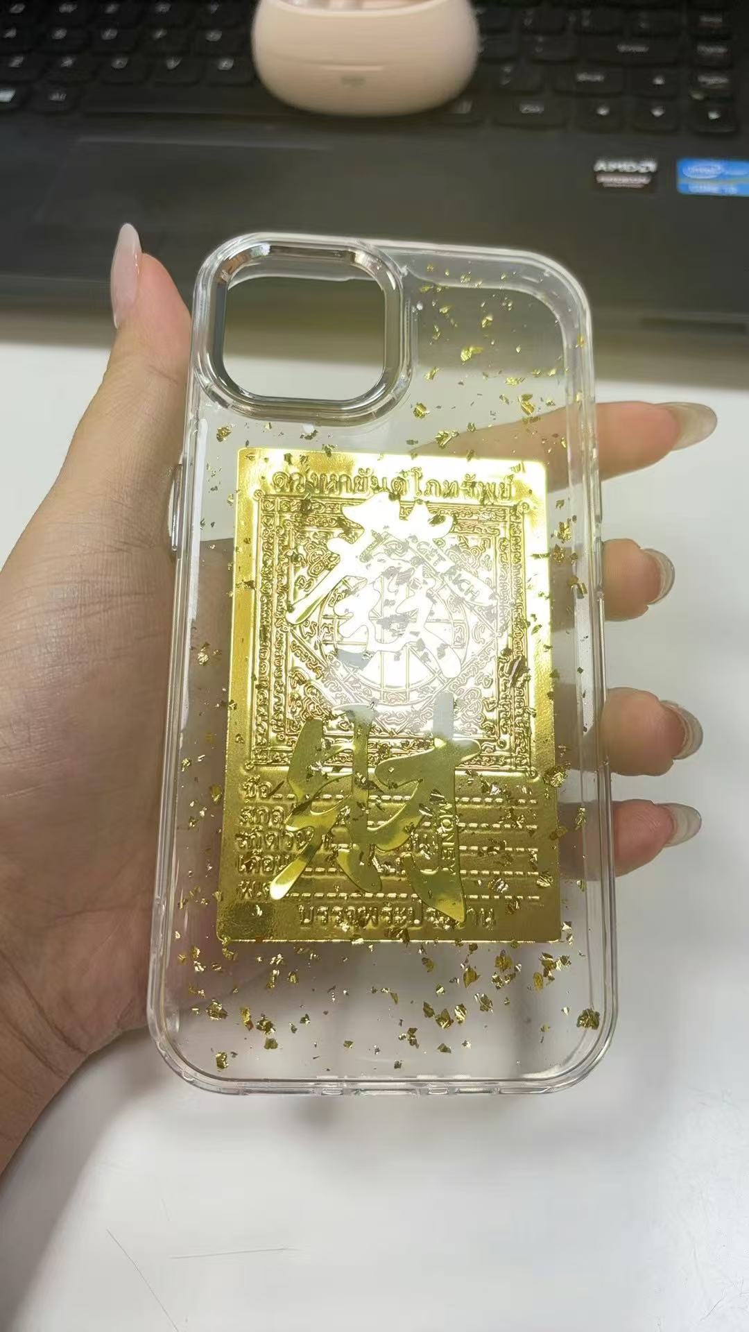 ollig·「新年限定」八方來財暴富日進鬥金iPhone滴膠手機殼 - 图片 6