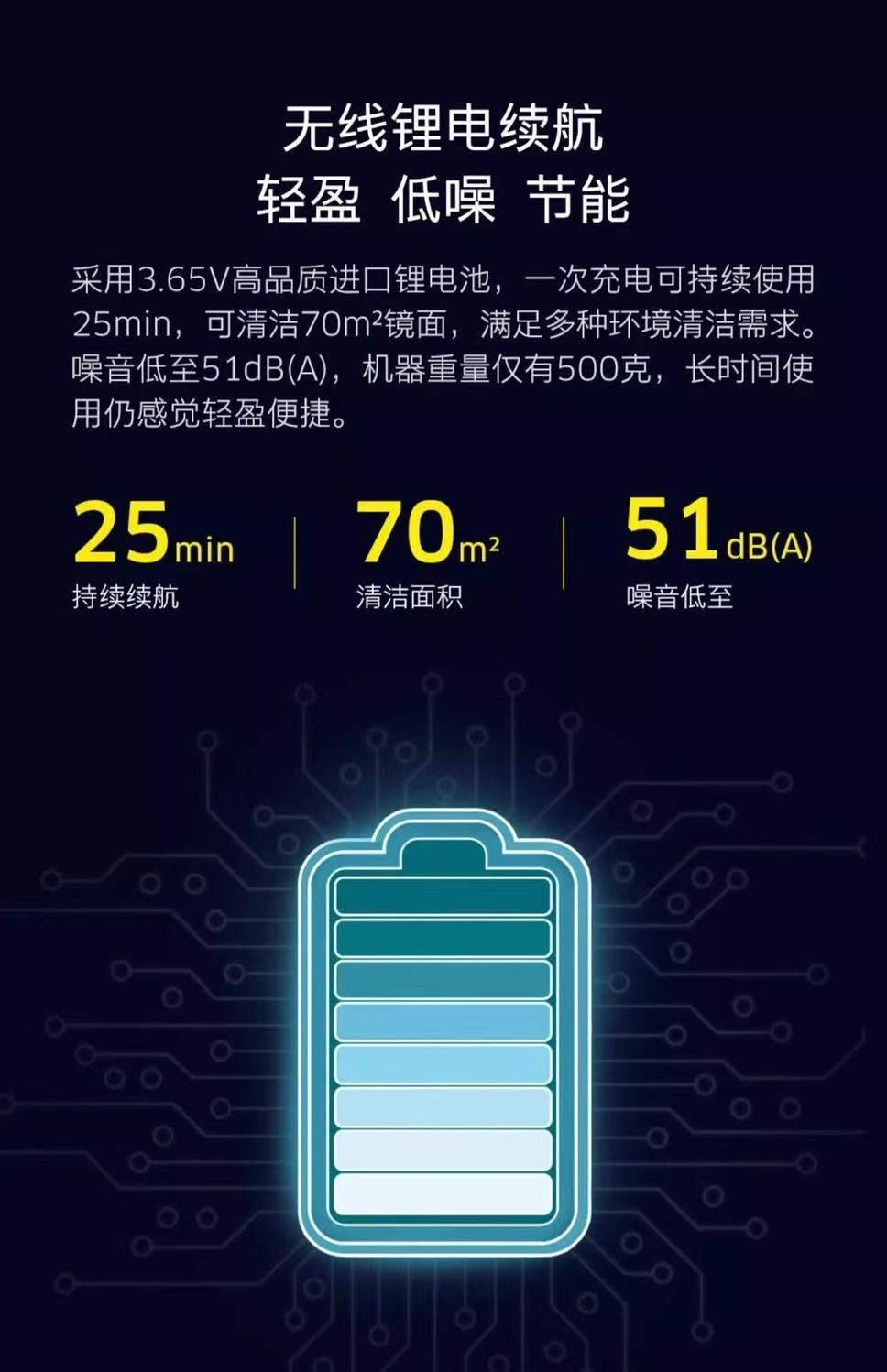 ollig·KARCHER家用擦窗機玻璃刮鏡面瓷磚清潔機WV1 plus原裝進口 - 图片 9
