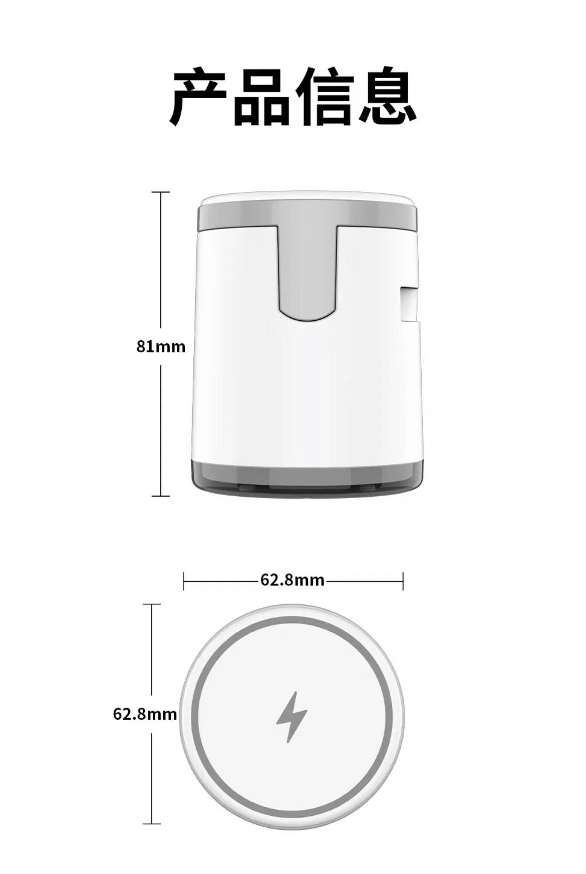 ollig·AreshQi2三合一磁吸無線充電器適用蘋果耳機床頭充電支架夜燈 - 图片 21