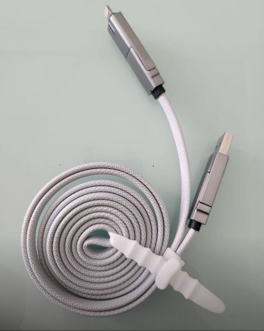 ollig·pzoz四合一適用蘋果手機PD快充數顯數據線60W安卓充電線typec高速 - 图片 19