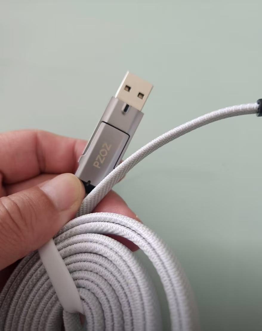 ollig·pzoz四合一適用蘋果手機PD快充數顯數據線60W安卓充電線typec高速 - 图片 18