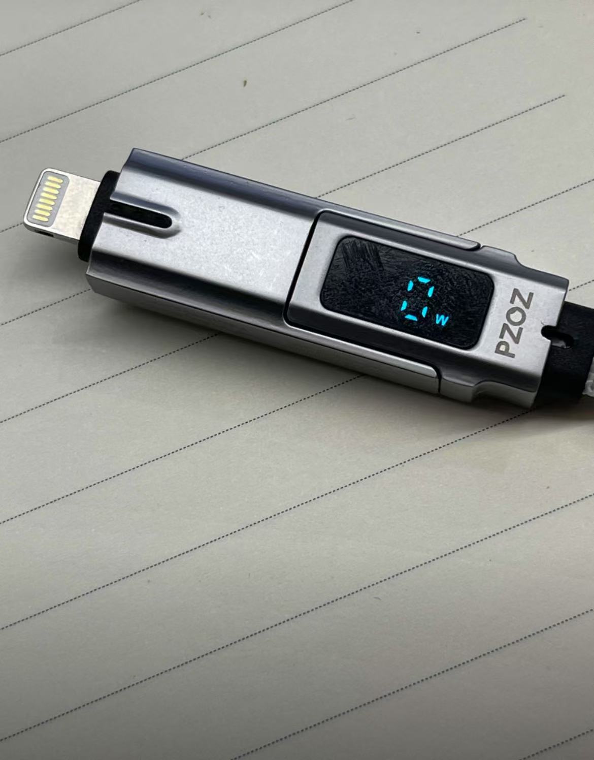 ollig·pzoz四合一適用蘋果手機PD快充數顯數據線60W安卓充電線typec高速 - 图片 15