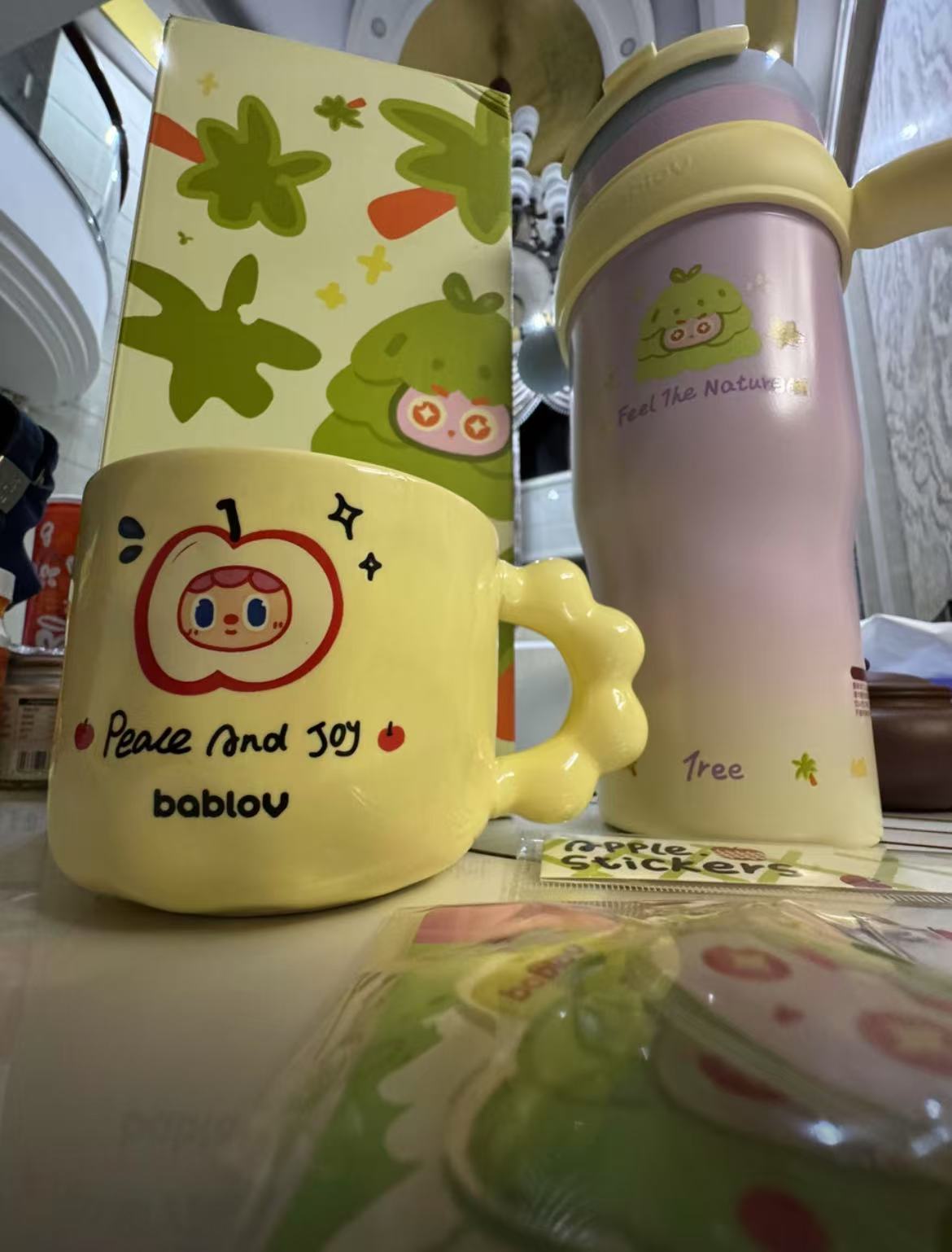 ollig·Bablov吸管保溫杯冰霸杯大容量不鏽鋼女生水杯噸噸桶陶瓷水壺 - 图片 28