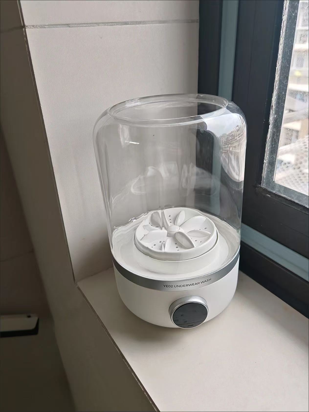 ollig·SanHuo便攜可視化迷你無線內衣襪子清洗機不插電洗衣機充電式 - 图片 13