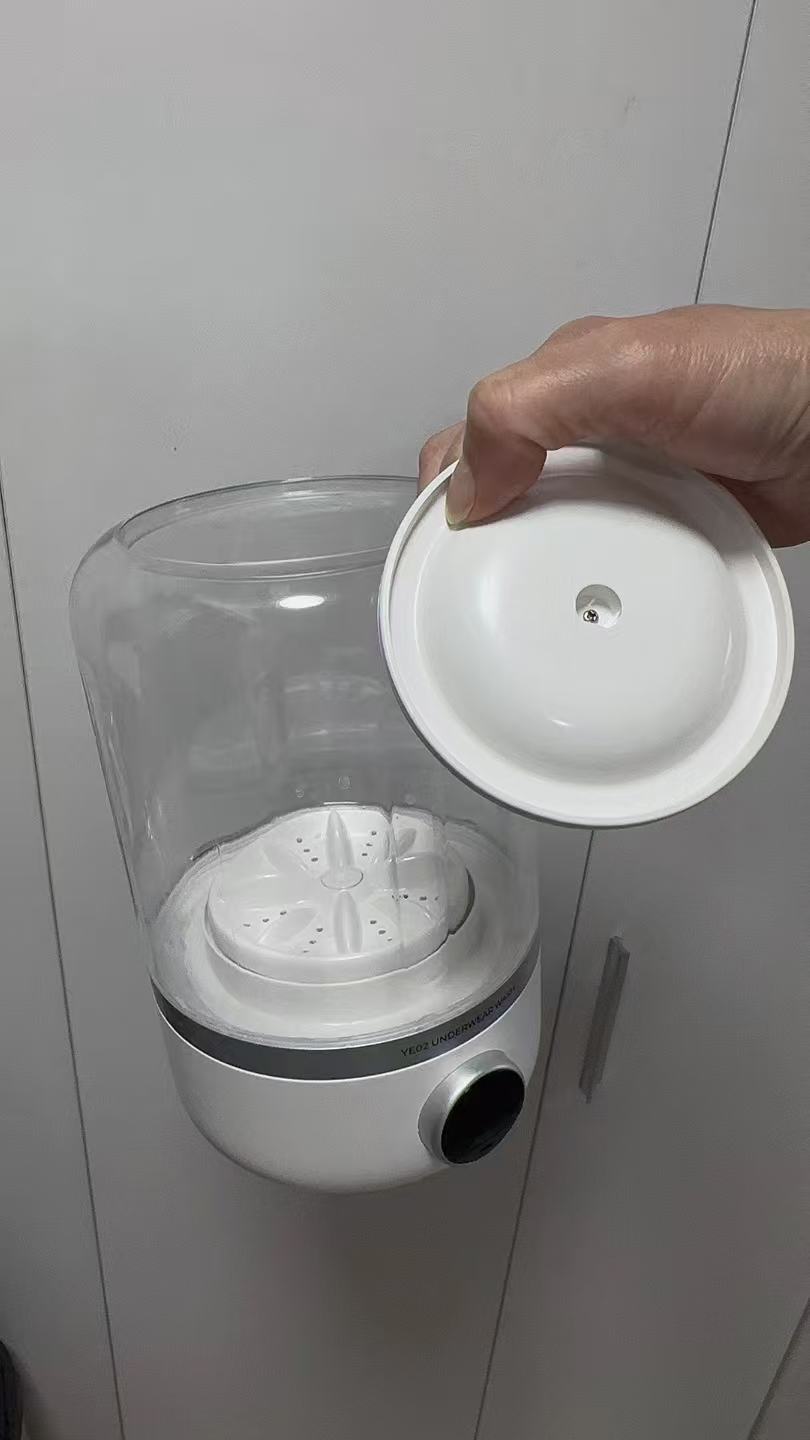 ollig·SanHuo便攜可視化迷你無線內衣襪子清洗機不插電洗衣機充電式 - 图片 16